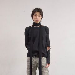 【残りわずか】Panelled Ribbed Long Sleeve T-shirt