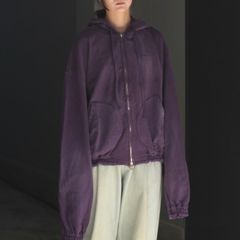 【残り一点】Washed Ordinary Old Style Zip Hoodie