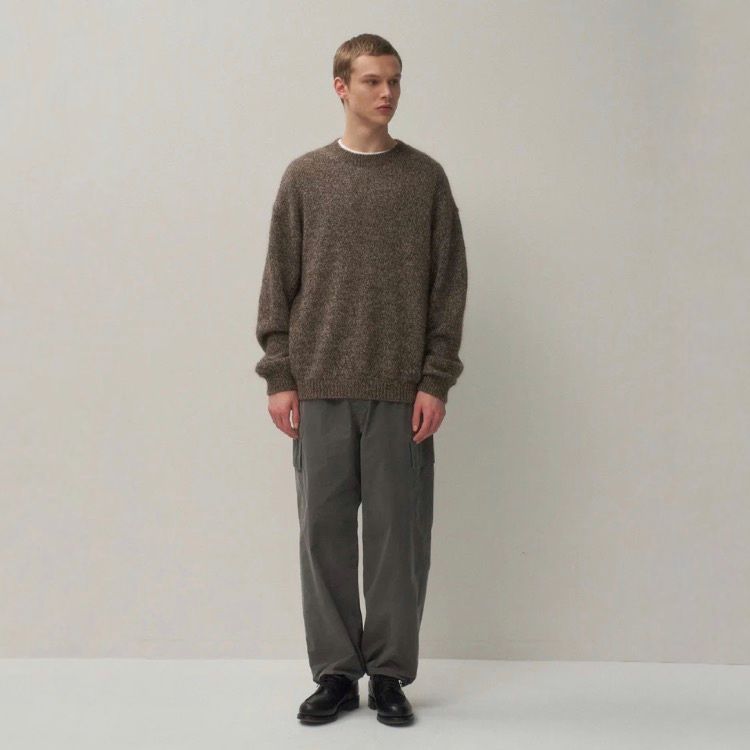 【残り一点】Wool Alpaca Mohair Crewneck Sweater