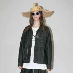 【残り一点】12.5OZデニムブルゾン(ONE WASH)