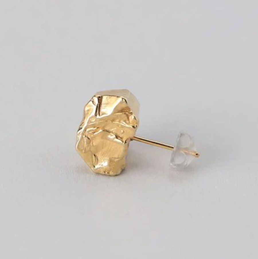 【お取り寄せ注文可能】Rough Stone Citrine Earrings(両耳用）