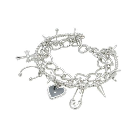 【残り一点】Multi Charm Bracelet(SILVER)