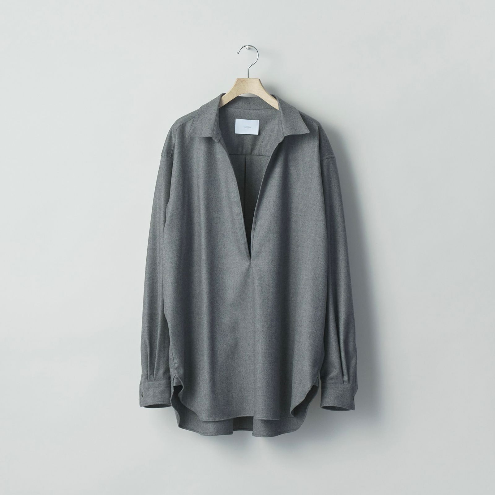 【残りわずか】Wool Flannel Oversized Skipper Shirt