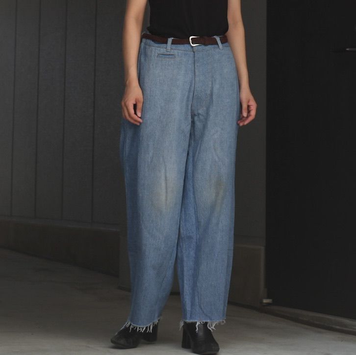 【残り一点】Reconstructed Super Baggy Slacks Denim_2(M)