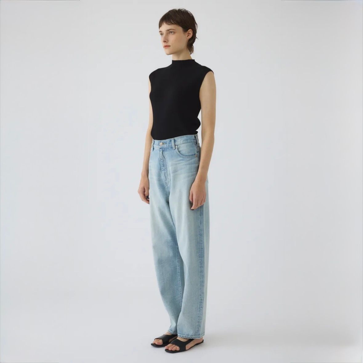 【残り一点】Washable Basic N/S Knit