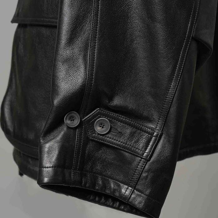 【残り一点】Sheep Leather Front Button Single Blouson