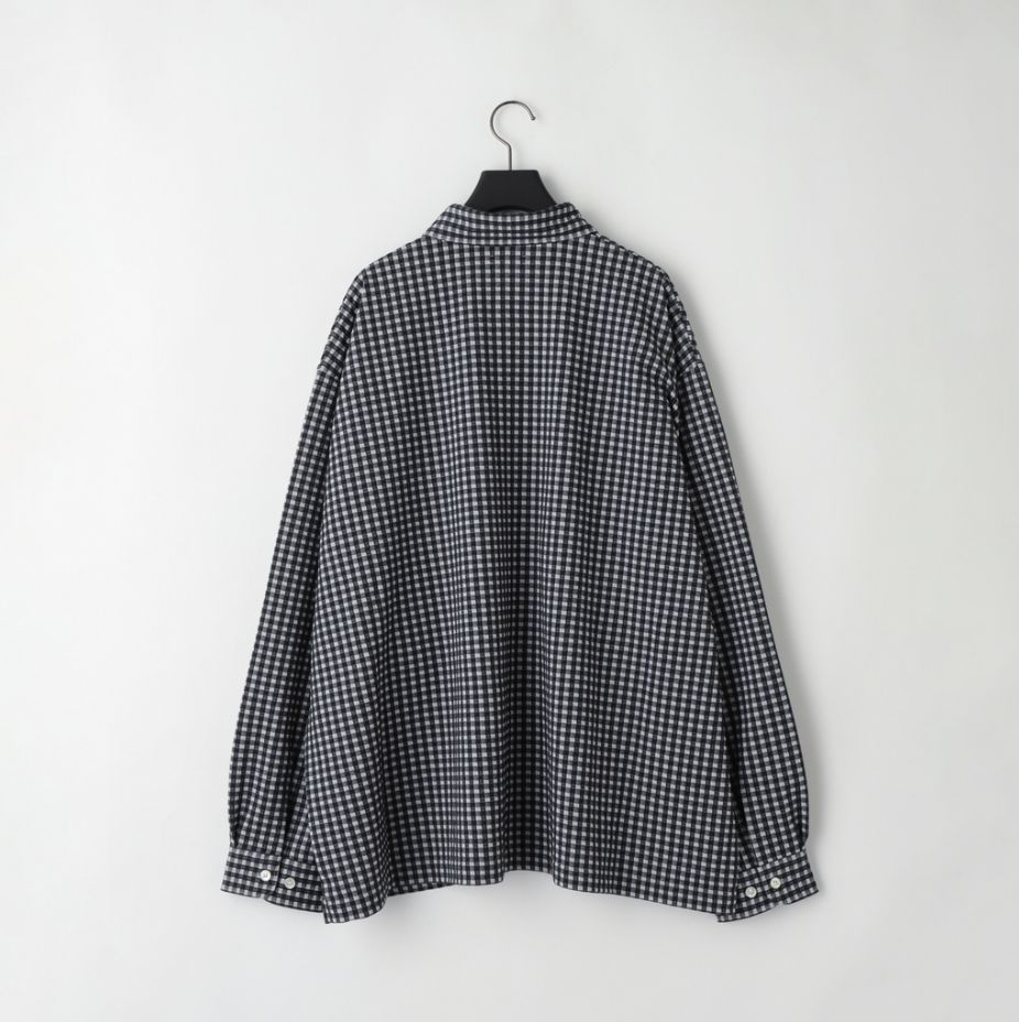 【残り一点】36G Wool Check Balise Shirt