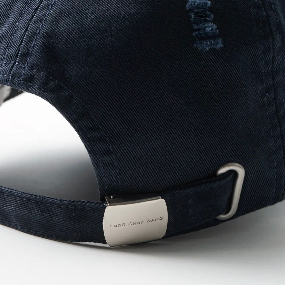 【残り一点】Navy Plaid Panel Baseball Cap
