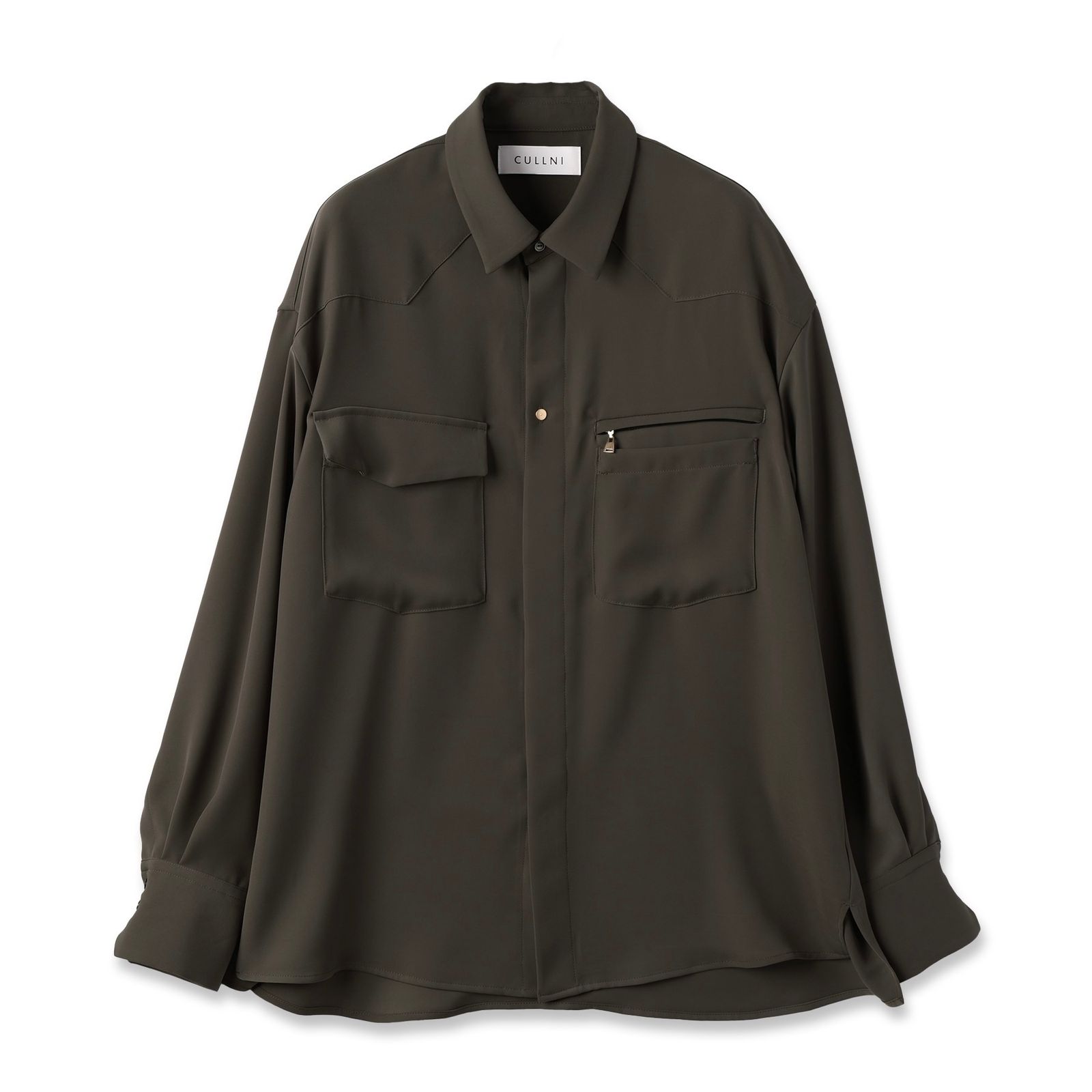 CULLNI - 【残り一点】Dry Double Satin Pocket Shirt | ACRMTSM ...