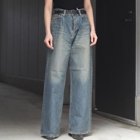【残りわずか】Wide Vintage Denim Pants