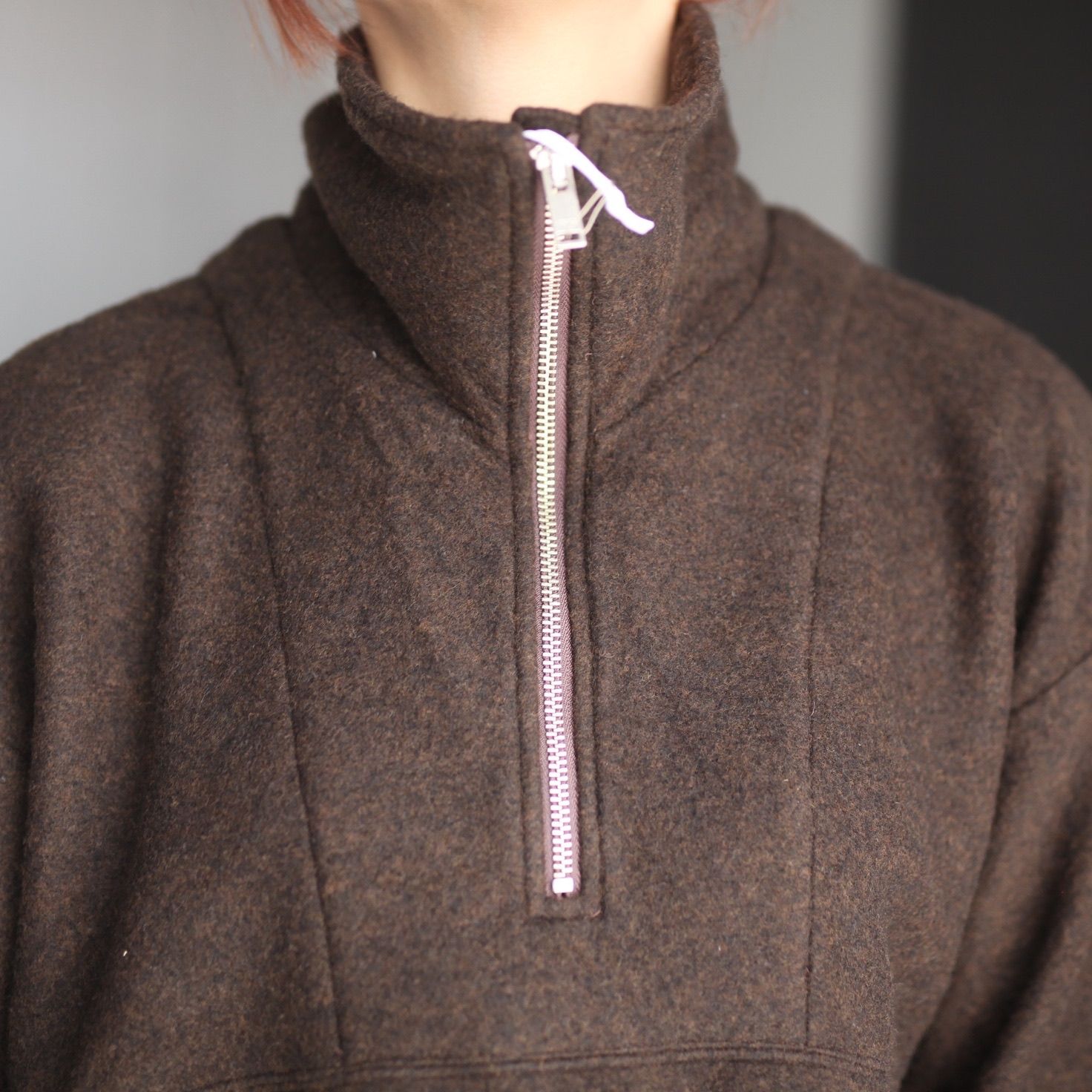 【残り一点】Wool Fleece Half Zip Pullover