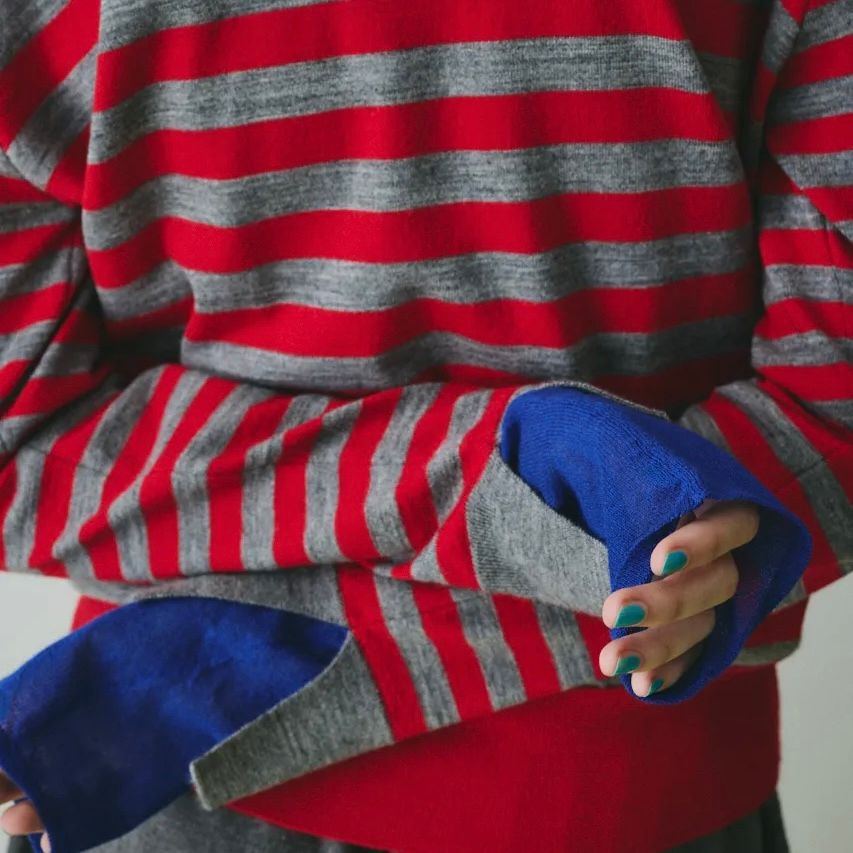 【残り一点】Border Knit Cardigan