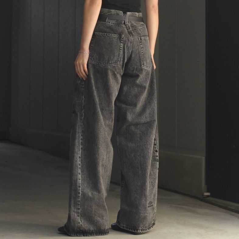 【残りわずか】Deformation Wide Denim Jeans