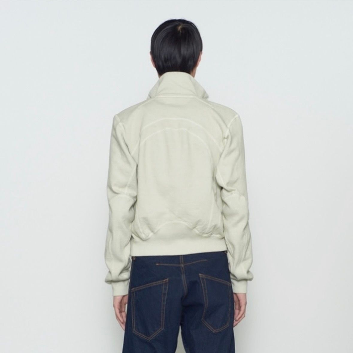 【残り一点】Paneled Zip Up Sweat Shirt