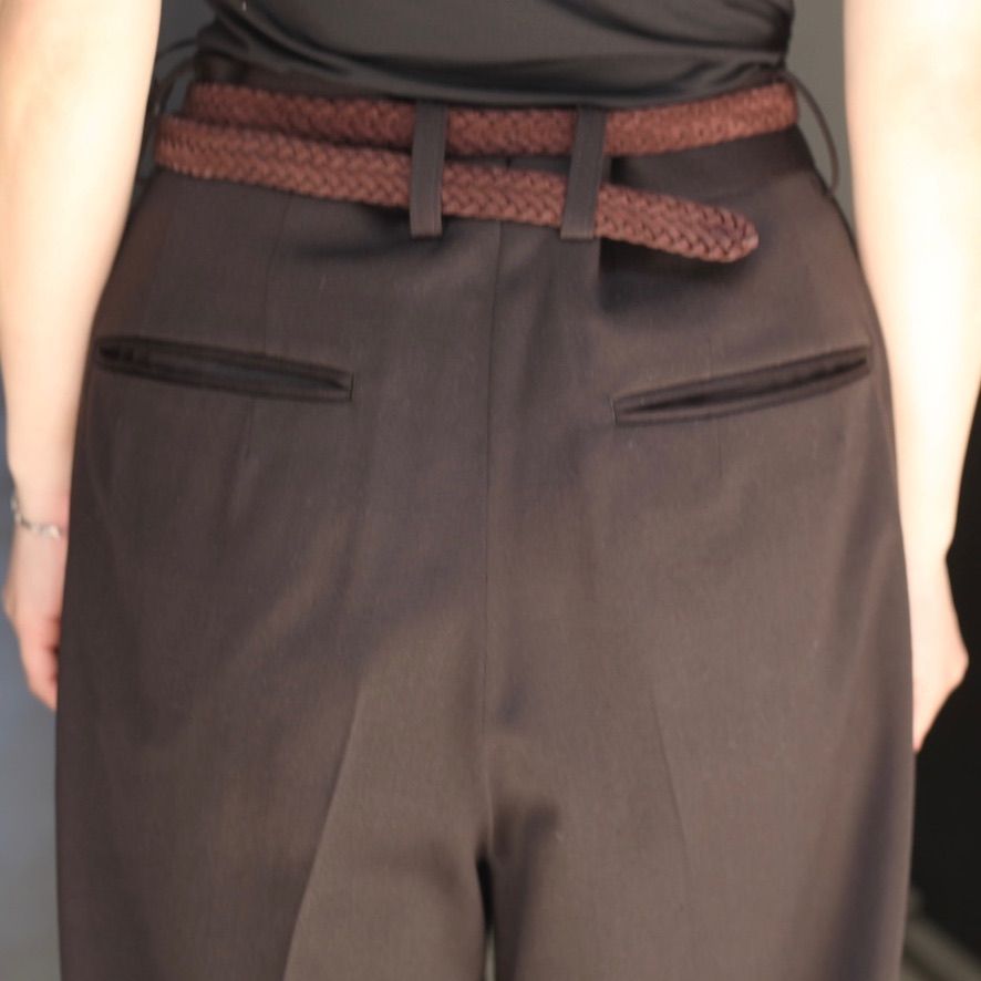 【残り一点】W/SI Satin Extra Wide Trousers