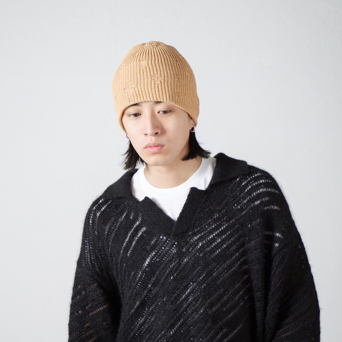 【残りわずか】Damage Summer Knit Beanie