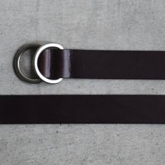 【再販売通知受付可能】Ring Belt Wide(BROWN×SILVER)
