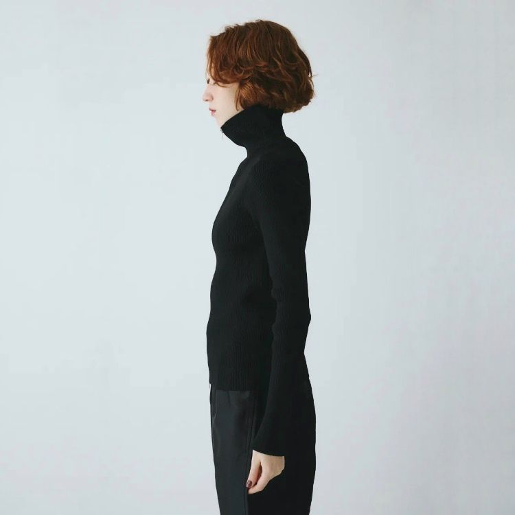 【残り一点】Zip Up Knit Tops