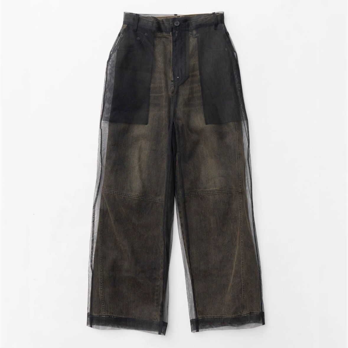 【残り一点】Tulle Layer Denim Pants