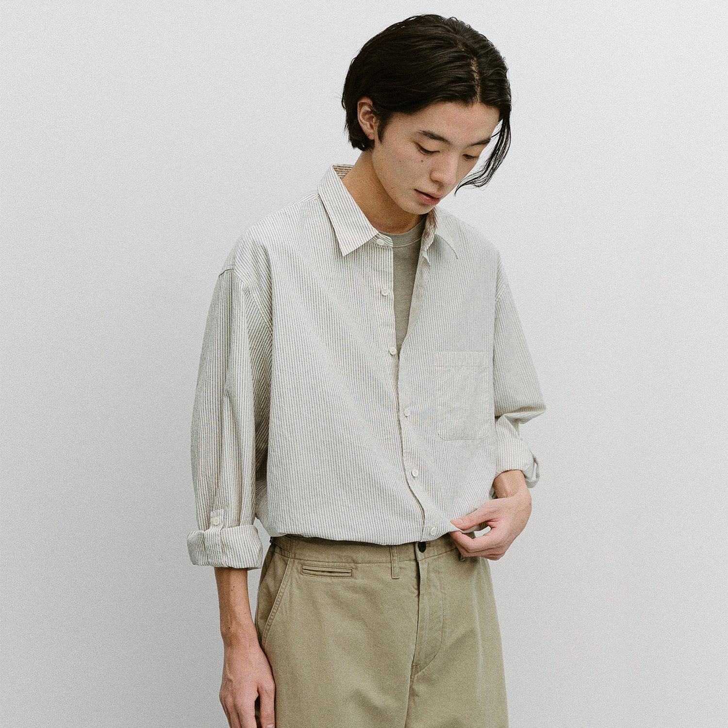 【残り一点】Library Roll-Up Shirt