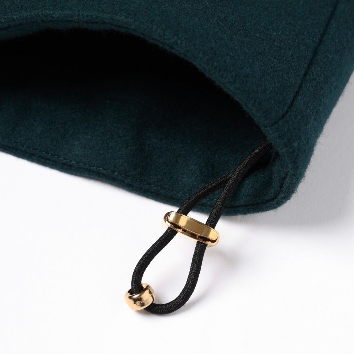 【残り一点】Lamb Wool Melton Double Collar Zip Up Jacket