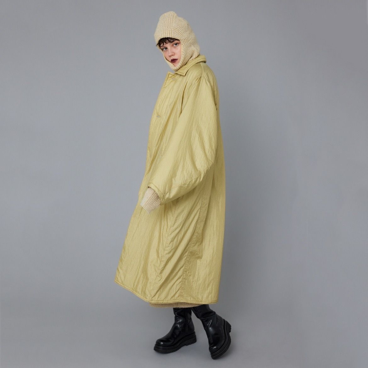 HeRIN.CYE - 【残り一点】Long Soutien Collar Coat | ACRMTSM