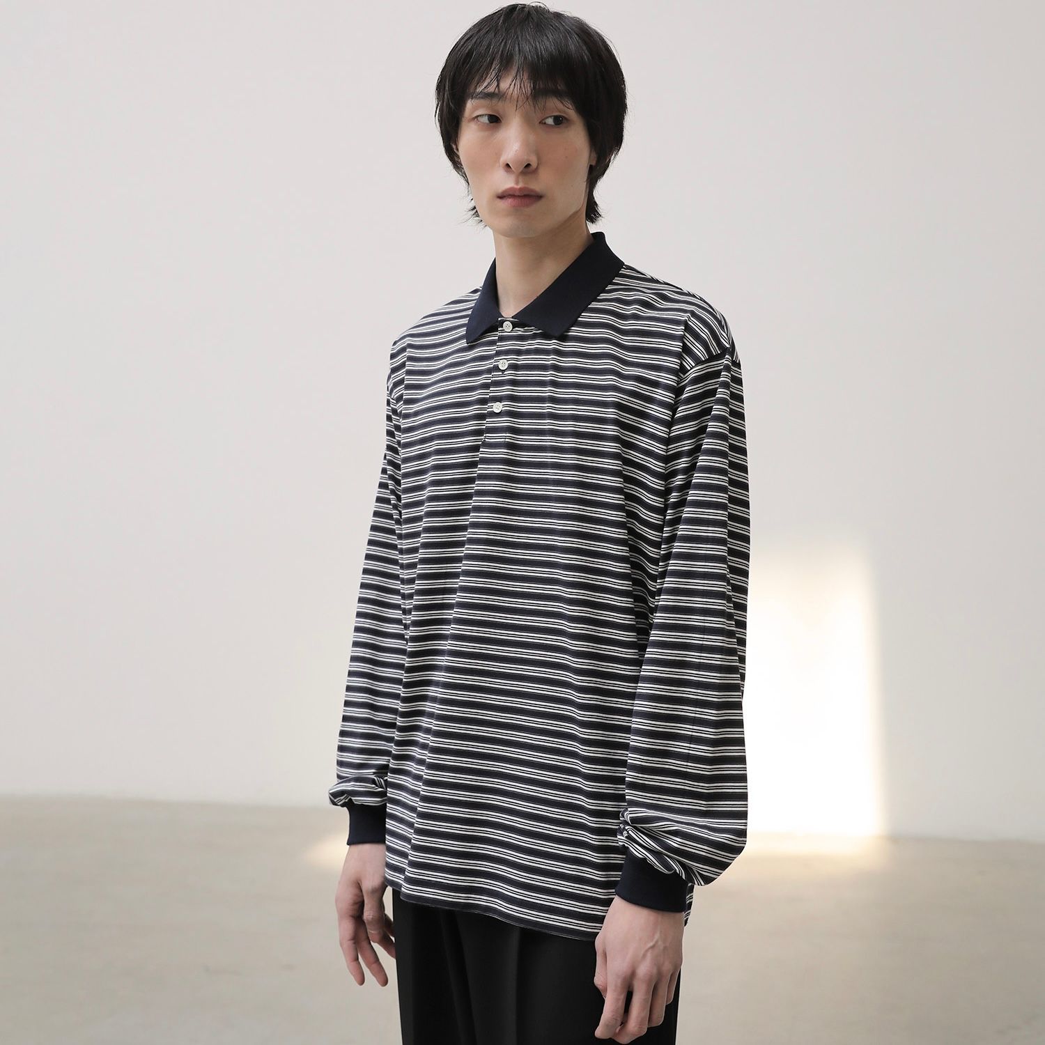【残り一点】Brief Stripe Rugby Tee