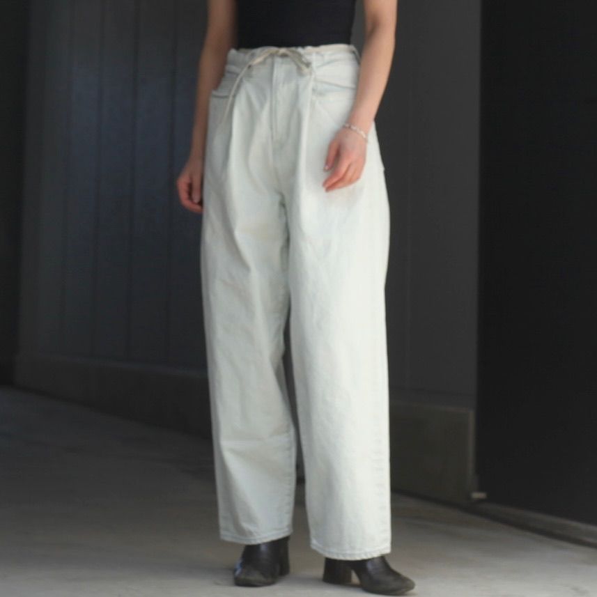 stein - 【残りわずか】Vintage Reproduction Wide Tuck Denim Jeans