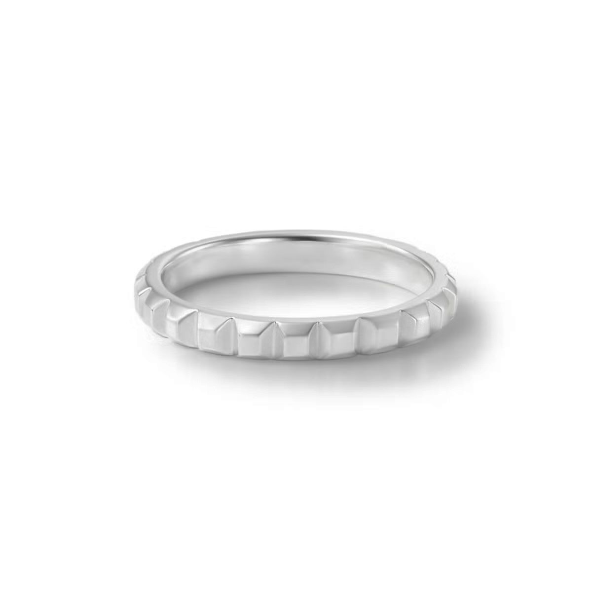 【お取り寄せ注文可能】Flat Studs Ring M(SILVER925)