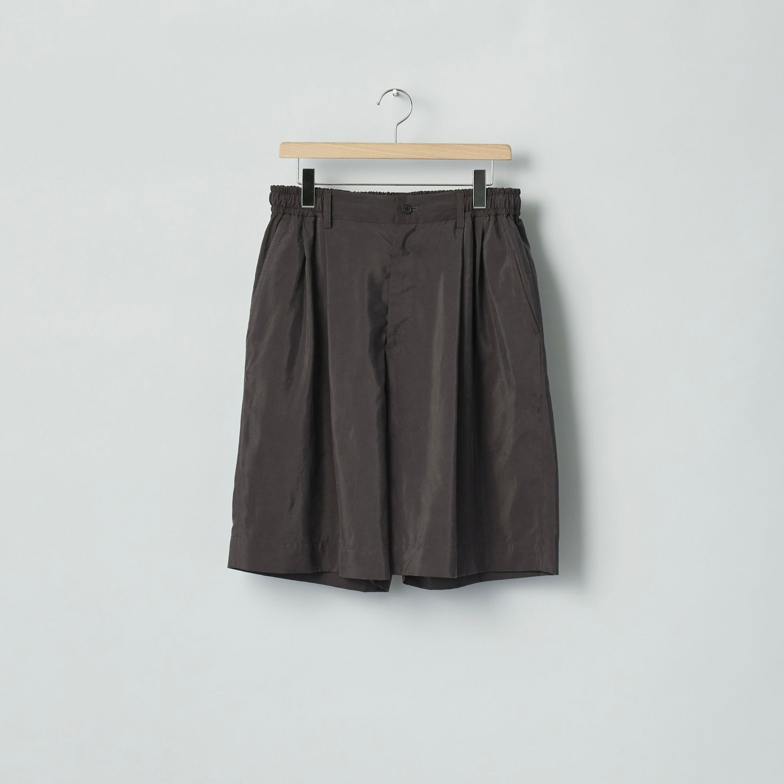 【残り一点】Silk Nylon Wide Easy Short Trousers