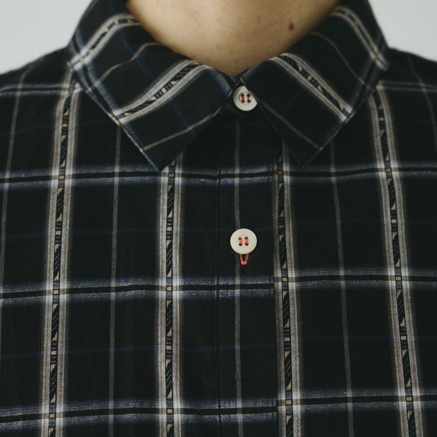 【残り一点】Side gather Aline blouse