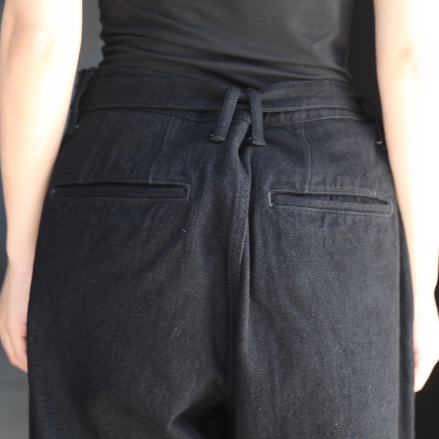 【残り一点】Belted Trousers(ONE WASH)