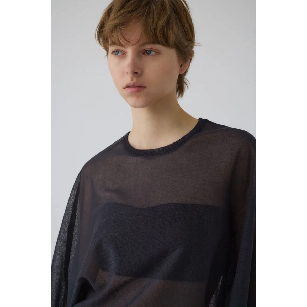 【残り一点】Sheer Dolman Knit Tops