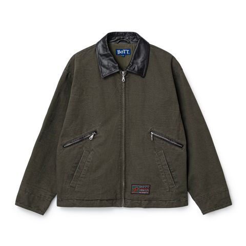 【残り一点】Leather Collar Work Jacket