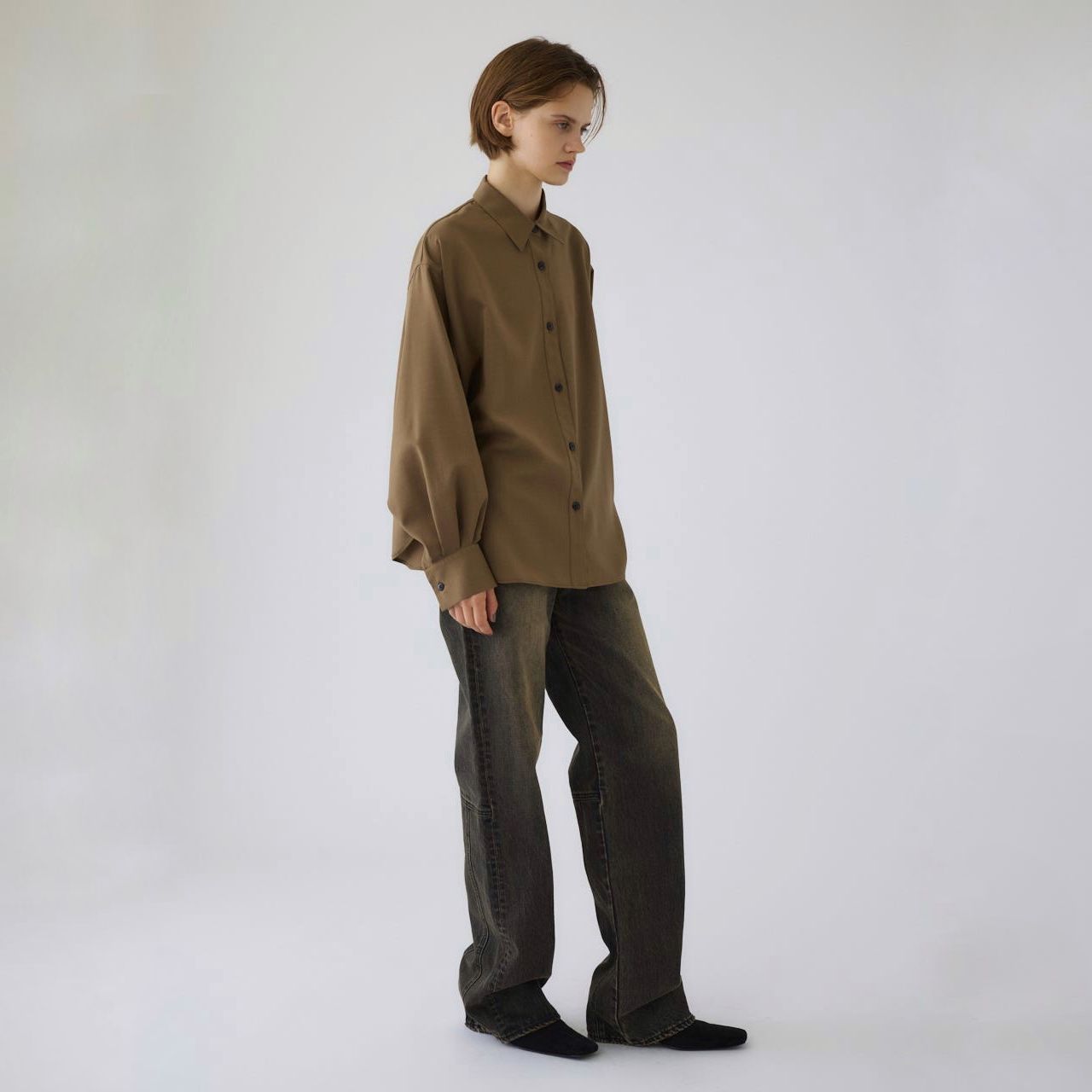 【残り一点】Round Cuff Blouse
