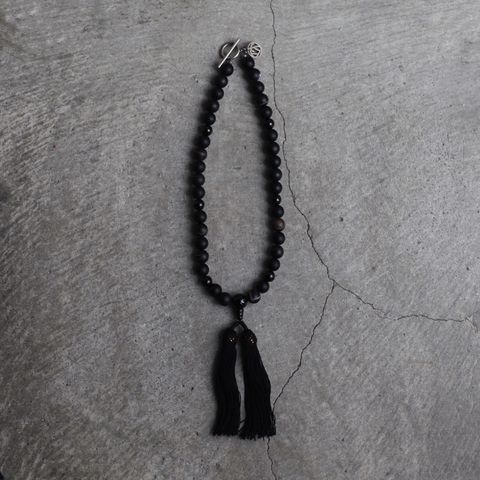 【お取り寄せ注文可能】Juzu Necklace Tassel(BLACK)