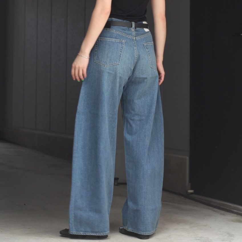 パンツ stein24aw DEFORMATION WIDE DENIM JEANS ssstein(シュタイン)/DEFORMATION WIDE DENIM JEANS/INDIGO 通販