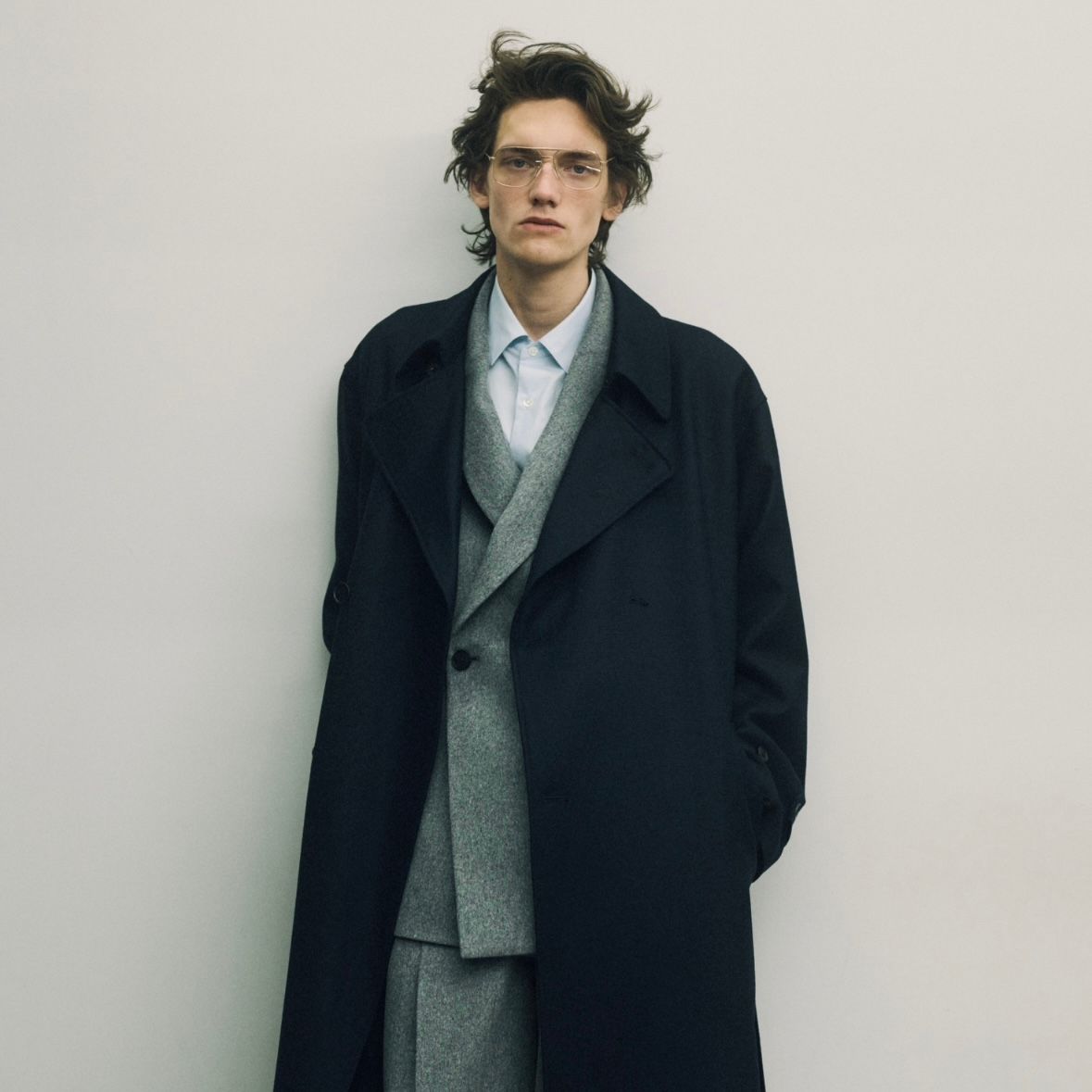 【残り一点】Suvin Cotton Oversized Regular Collar Shirt
