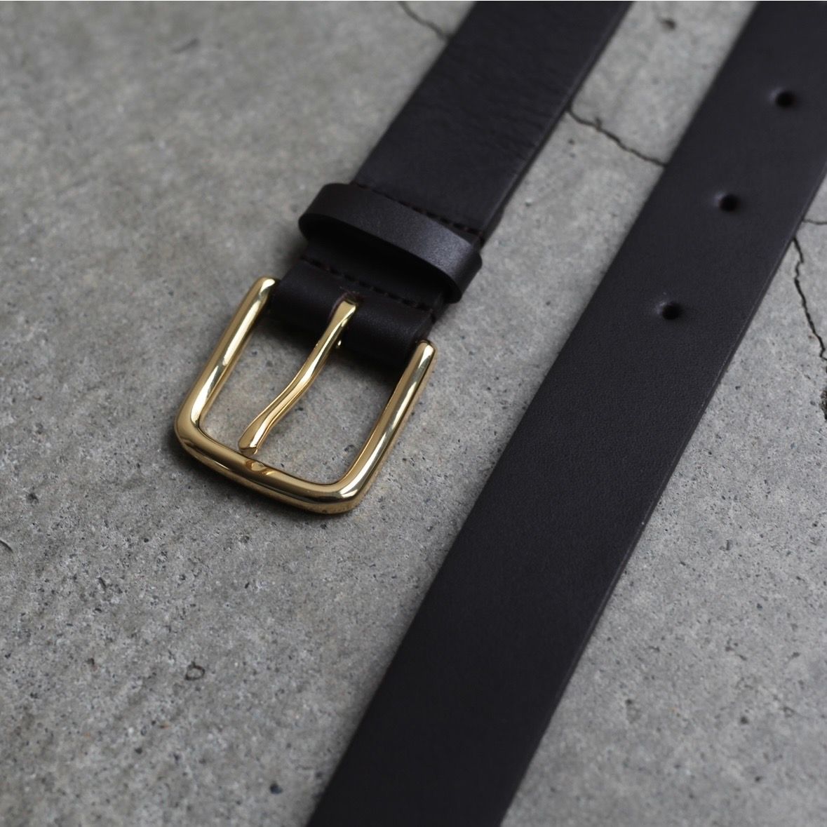 ssstein - 【残りわずか】Classic Leather Belt(PINNED BUCKLE