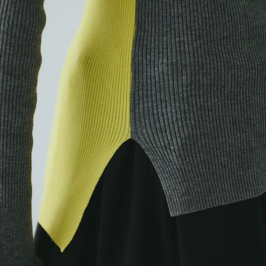 【残り一点】Bicolor Cuff Frill Tops