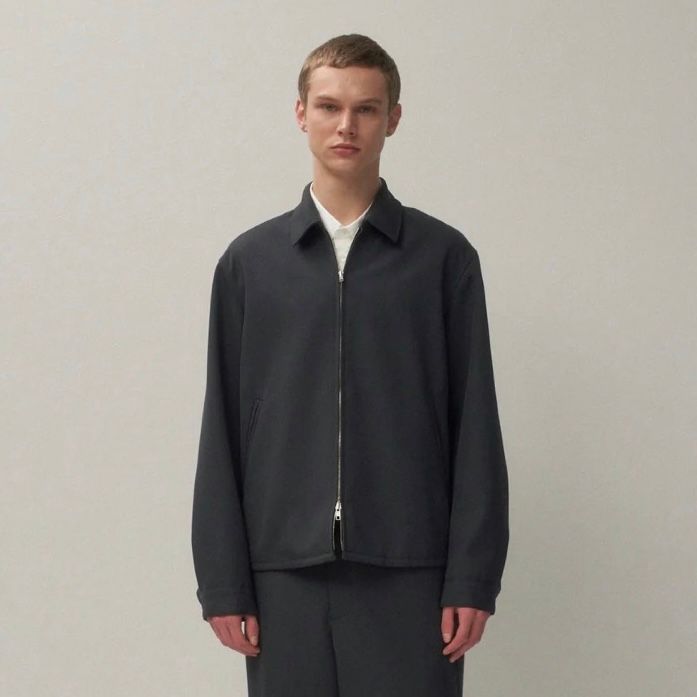 【残り一点】Back Satin Harrington Jacket