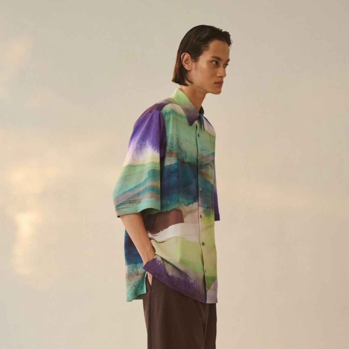 【残り一点】Regular Collar Half Sleeve Shirt