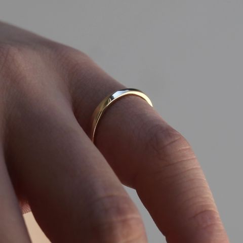【お取り寄せ注文可能】K10 Narrow Ring_No.3(GOLD)