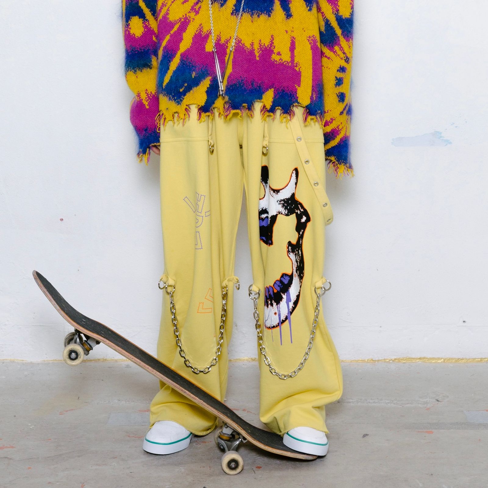 KIDILL - 【残り一点】Wide Sweat Pants(Multi Print) | ACRMTSM 