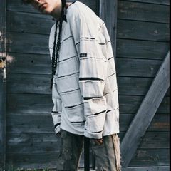 【残りわずか】Slit Border Boat Neck(DOUBLE STRUCTURED)