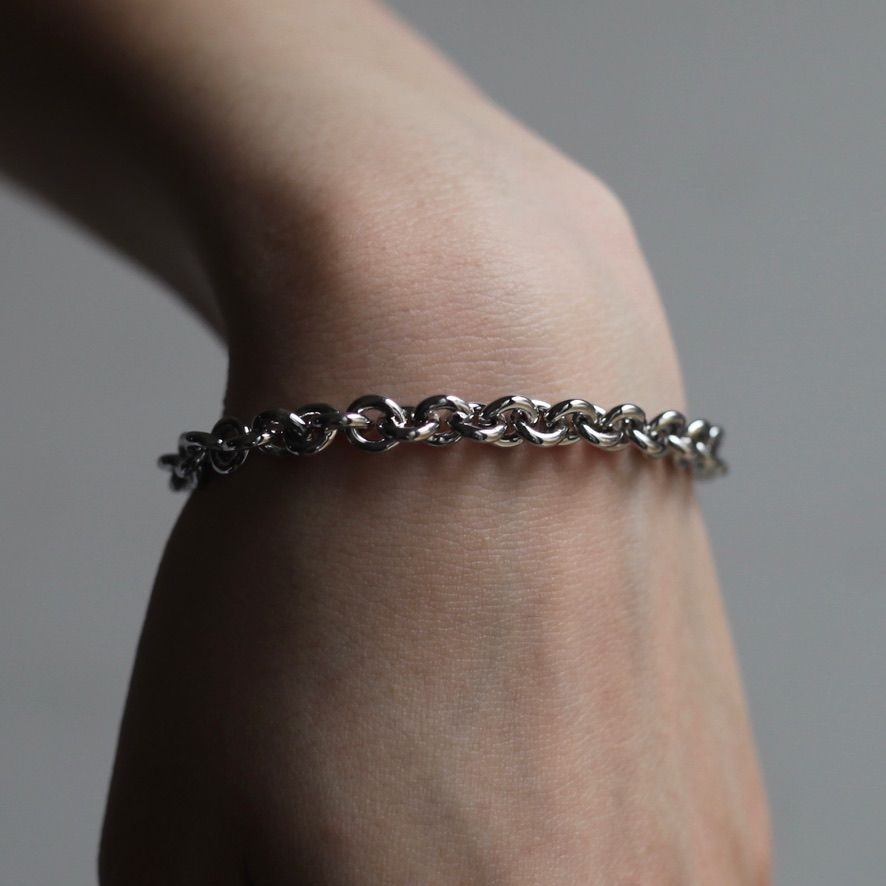 【残りわずか】Heart Bracelet_Small Link(SILVER)