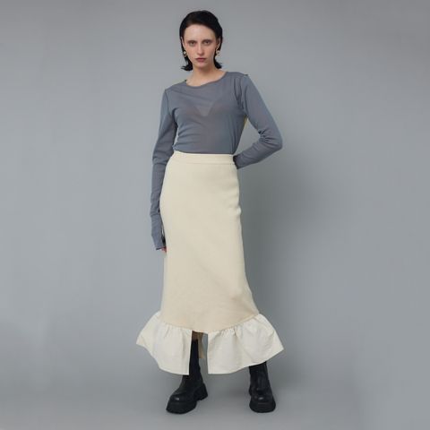 【残りわずか】Knit Frill Skirt