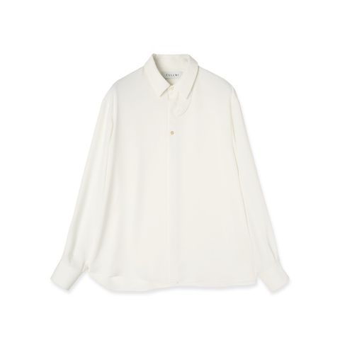 【残り一点】Double Cloth Chin Tab Long Sleeve Shirt
