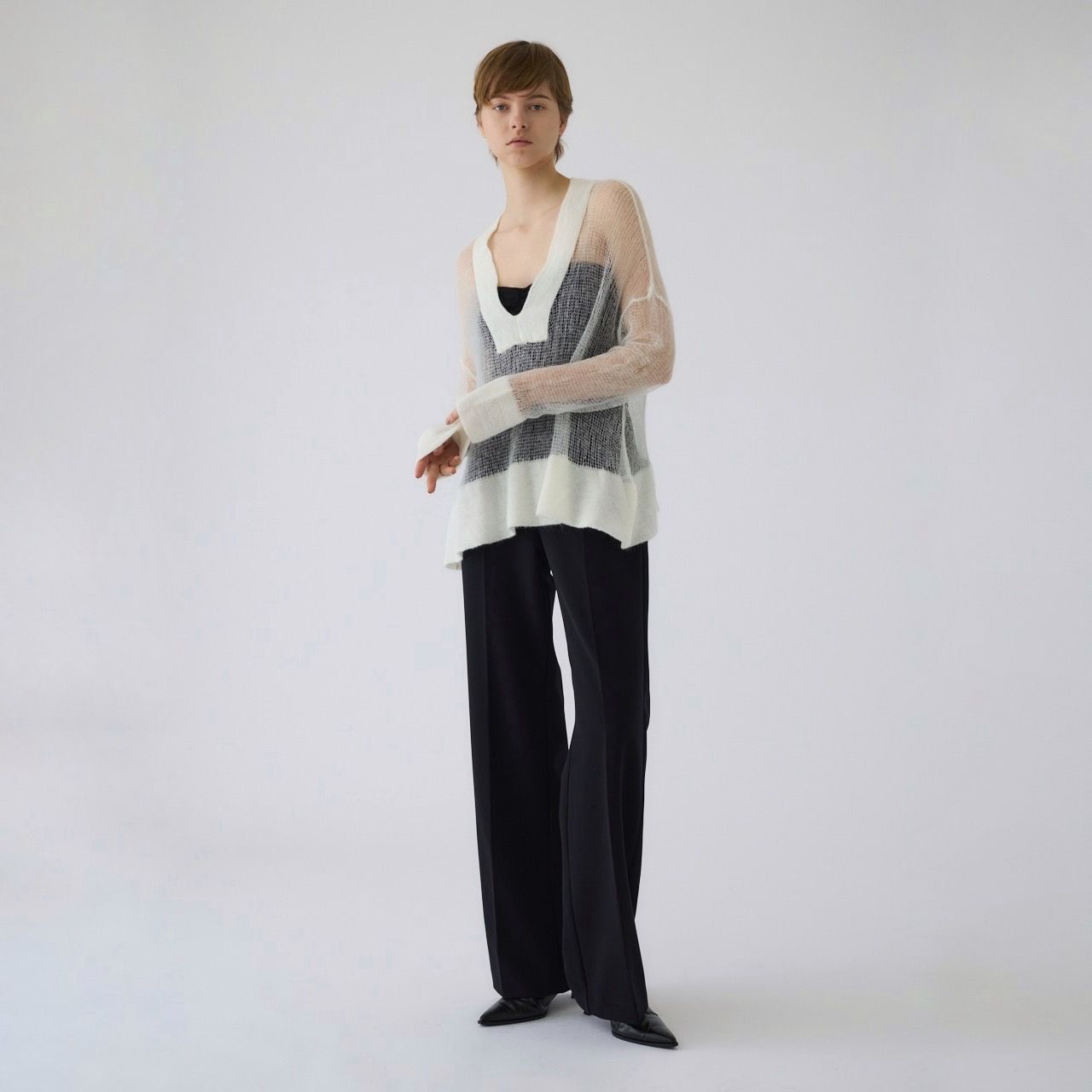 【残り一点】Super Low Gauge Mohair Mix Knit