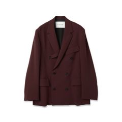 【残り一点】Double Cloth Slant Belt Tailored Jacket